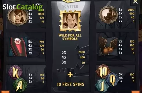 Скрин4. Vampire Treasure слот