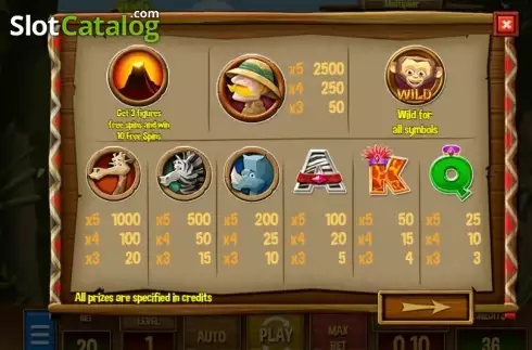Скрин5. Wild Africa слот