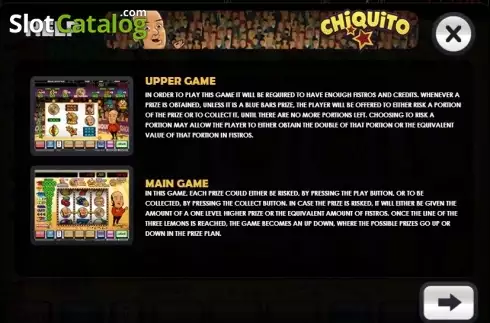 Скрин5. Chiquito слот