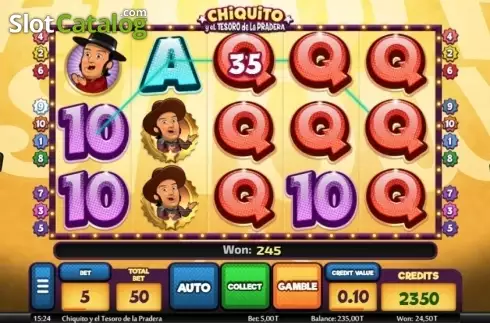 Скрин3. Chiquito y el tesoro de la pradera слот