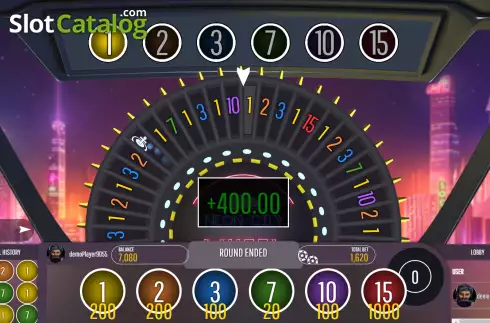 Скрин6. Neon City Wheel слот