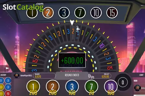 Скрин7. Neon City Wheel слот