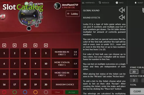 Скрин5. Lucky 8 (Macaw Gaming) слот