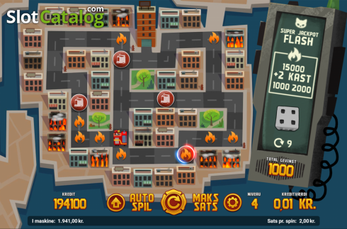 Скрин3. Fire Fighters to the Rescue! слот