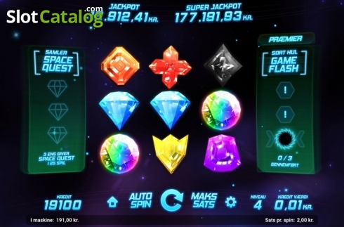 Скрин2. Space Gems Extreme слот