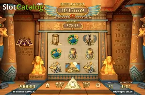 Скрин2. Golden Pyramid слот