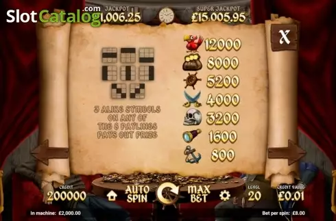 Скрин2. Pirate Tales слот