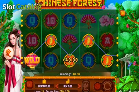 Скрин4. Chinese Forest слот