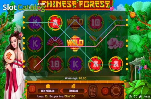 Скрин3. Chinese Forest слот