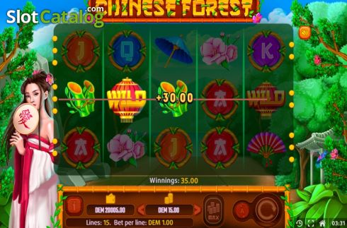 Скрин5. Chinese Forest слот