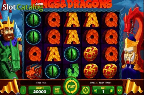 Скрин2. Kings And Dragons слот