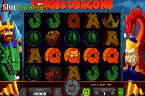 Скрин3. Kings And Dragons слот