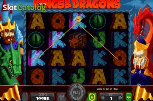 Скрин4. Kings And Dragons слот