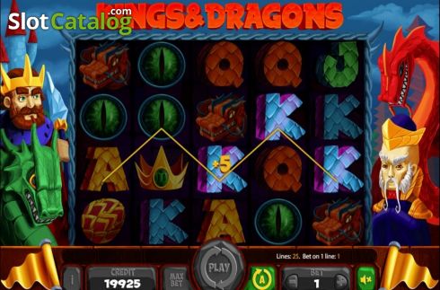 Скрин5. Kings And Dragons слот
