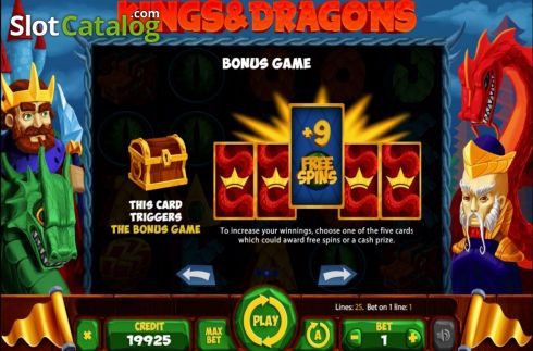 Скрин7. Kings And Dragons слот