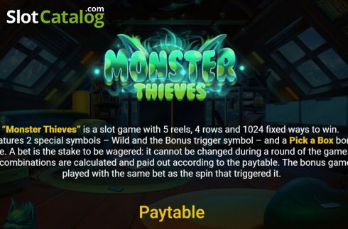 Скрин7. Monster Thieves слот