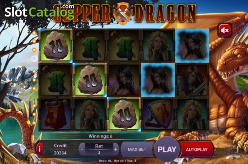 Скрин4. Copper Dragon слот
