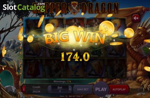 Скрин6. Copper Dragon слот