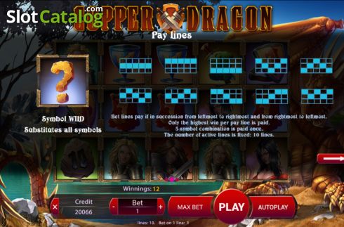 Скрин9. Copper Dragon слот