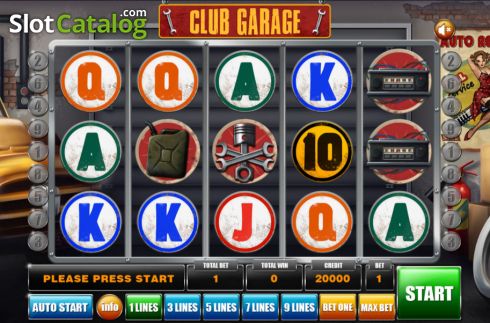Скрин2. Club Garage слот