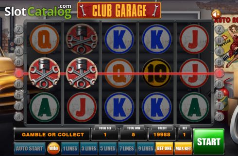 Скрин3. Club Garage слот