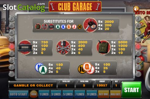Скрин6. Club Garage слот