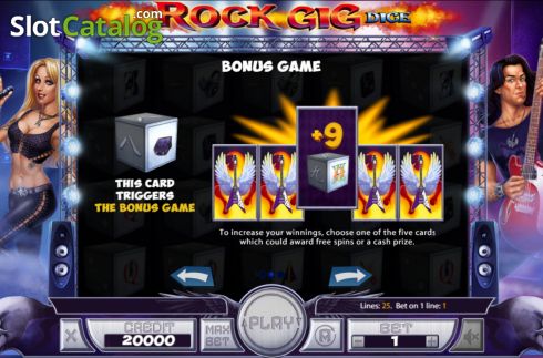 Скрин6. Rock Gig Dice слот