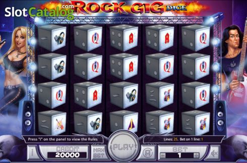 Скрин2. Rock Gig Dice слот