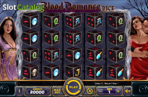Скрин2. Blood Romance Dice слот