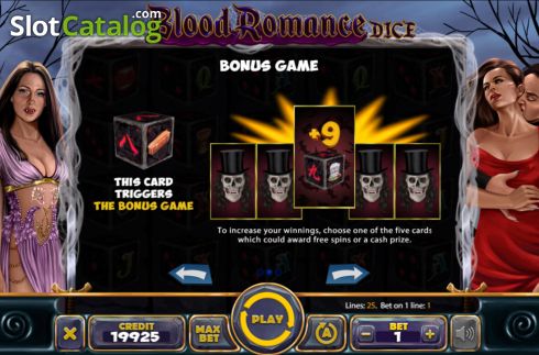 Скрин6. Blood Romance Dice слот