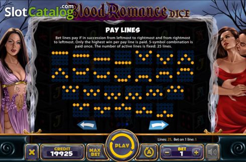 Скрин8. Blood Romance Dice слот