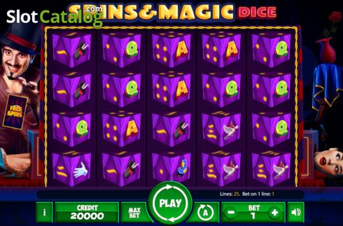 Скрин2. Spins and Magic Dice слот