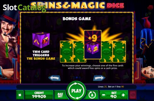 Скрин6. Spins and Magic Dice слот