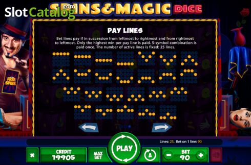 Скрин8. Spins and Magic Dice слот