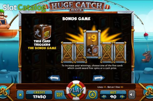 Скрин6. Huge Catch Dice слот