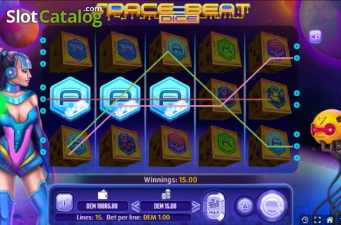 Скрин3. Space Beat Dice слот