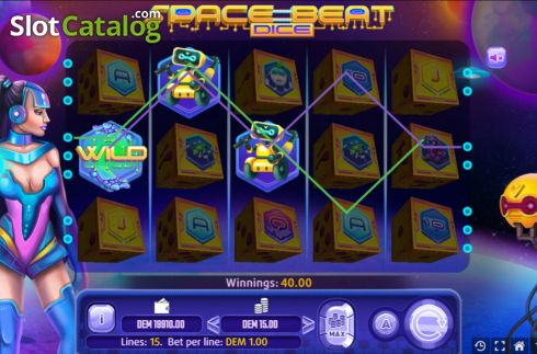 Скрин5. Space Beat Dice слот