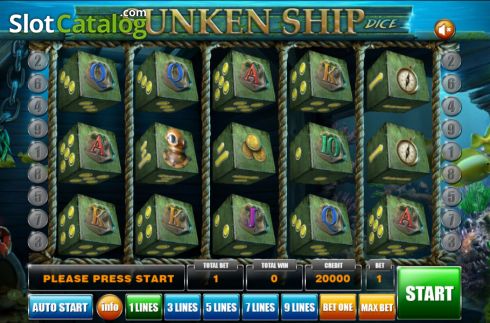 Скрин2. Sunken Ship Dice слот