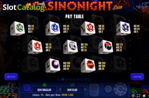 Скрин9. Casinonight Dice слот