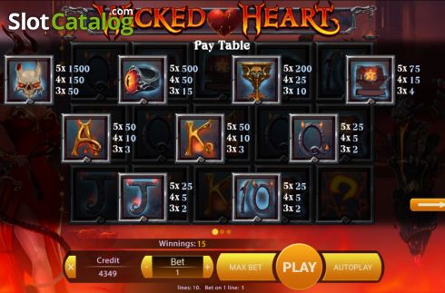 Скрин7. Wicked Heart слот