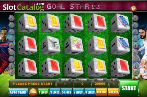 Скрин2. Goal Star Dice слот
