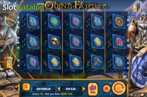 Скрин2. Odins Fate Dice слот