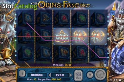 Скрин3. Odins Fate Dice слот