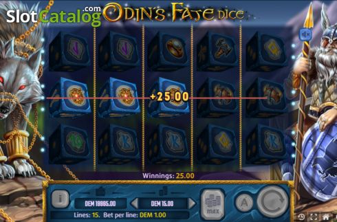 Скрин4. Odins Fate Dice слот