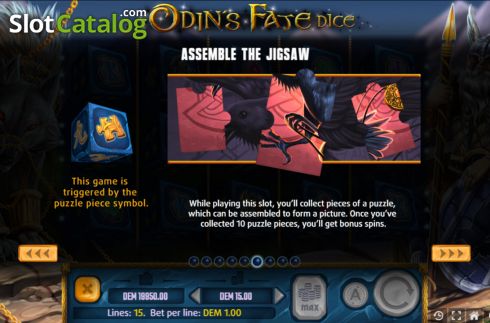 Скрин8. Odins Fate Dice слот