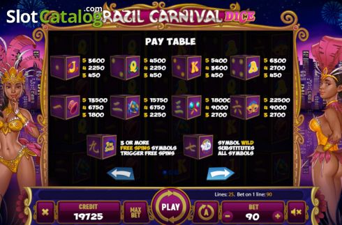 Скрин7. Brazil Carnival Dice слот