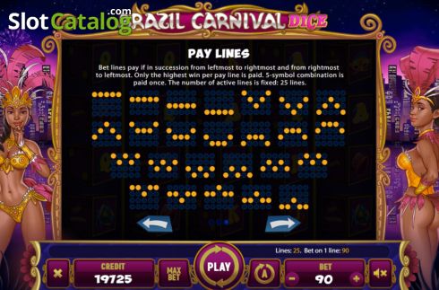 Скрин8. Brazil Carnival Dice слот
