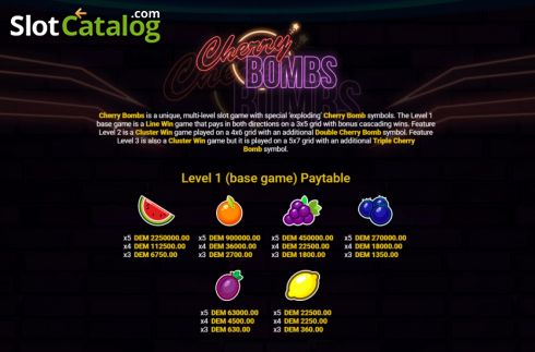 Скрин5. Cherry Bombs слот
