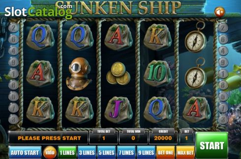 Скрин2. Sunken Ship слот