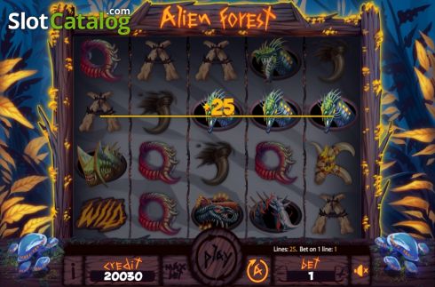 Скрин2. Alien Forest слот